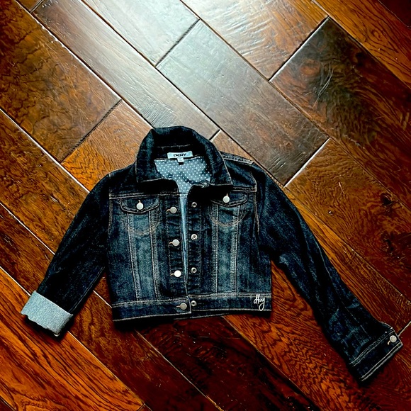 Jean jacket with press bottoms - Picture 1 of 5